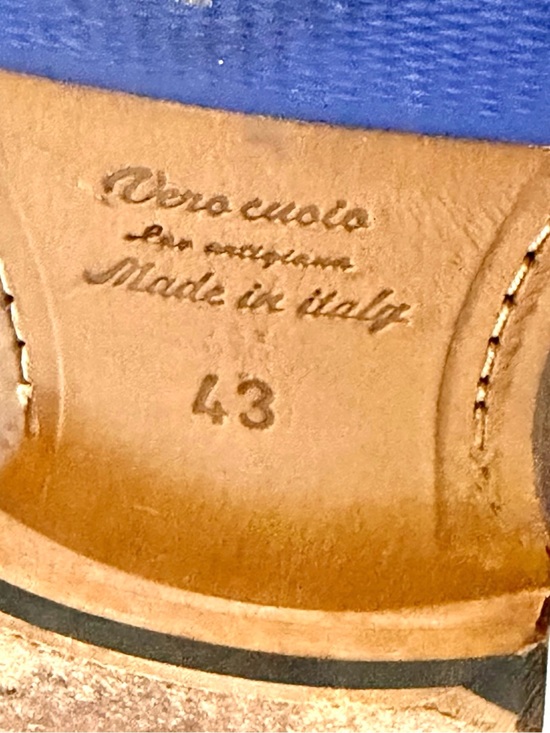 Jose Real Handcrafted Italian Leather Shoes Men’s EU 43 US 10 Made in Italy main image 8
